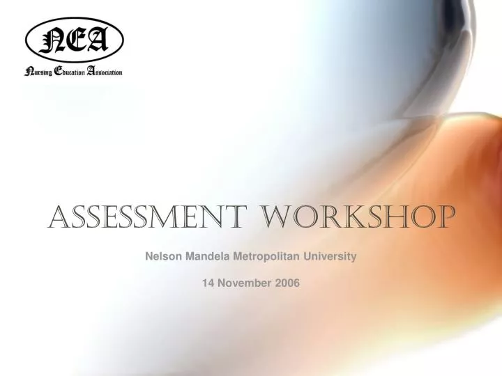 assessment workshop