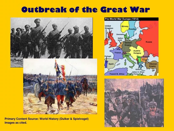 outbreak of the great war
