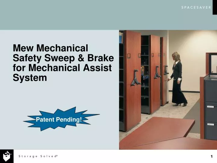 mew mechanical safety sweep brake for mechanical assist system