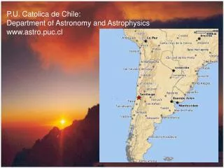 P.U. Catolica de Chile: Department of Astronomy and Astrophysics astro.puc.cl