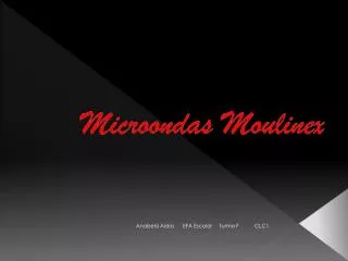 microondas moulinex