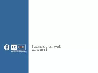 tecnologies web