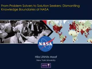 From Problem Solvers to Solution Seekers: Dismantling Knowledge Boundaries at NASA