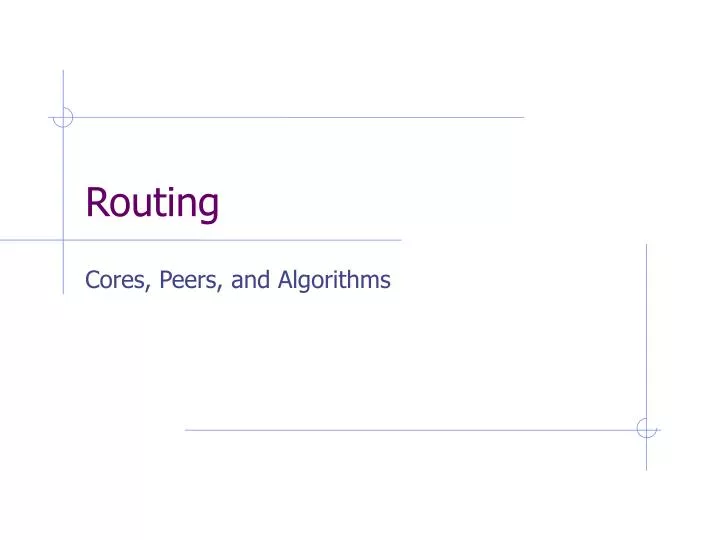 routing