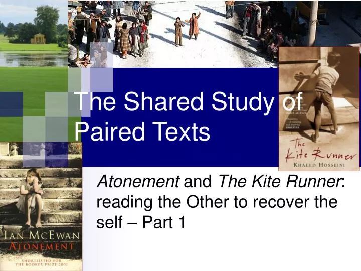 the shared study of paired texts