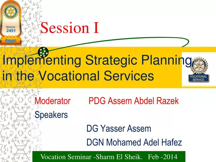 implementing strategic planning in the vocational services