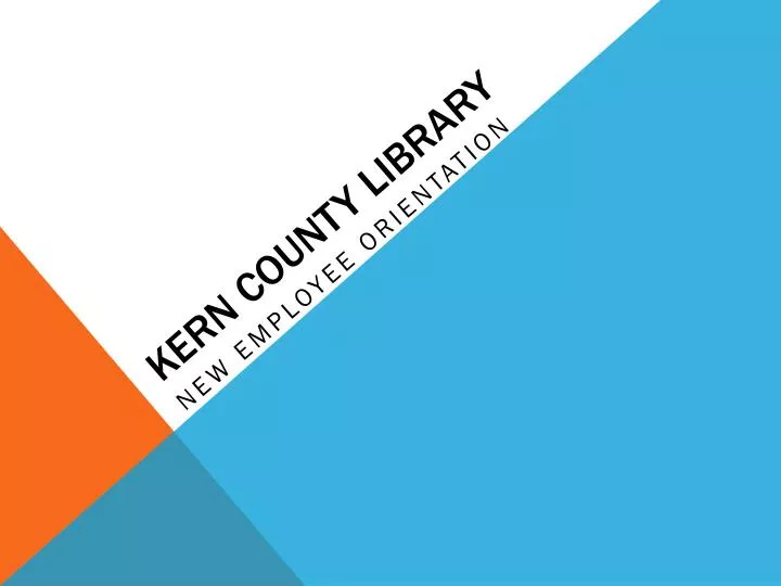 kern county library