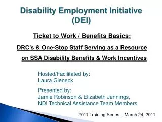 Disability Employment Initiative (DEI)