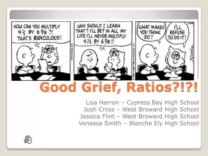 good grief ratios