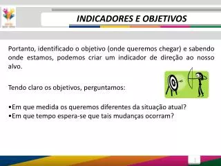 indicadores e objetivos