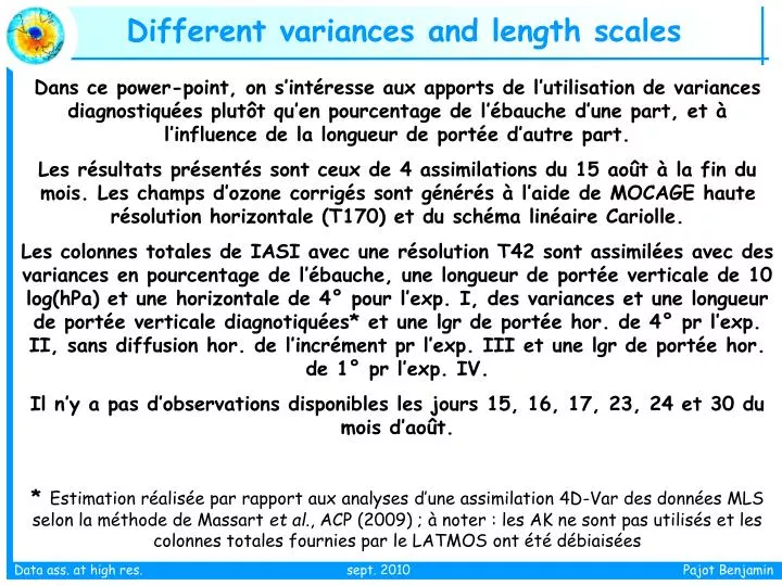 different variances and length scales