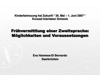 eva hammes di bernardo saarbr cken