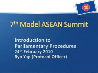 7 th Model ASEAN Summit