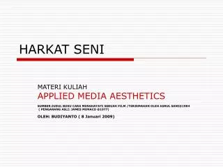 harkat seni