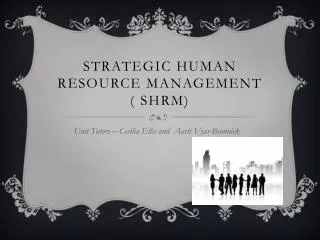 Strategic Human Resource Management ( SHRM)