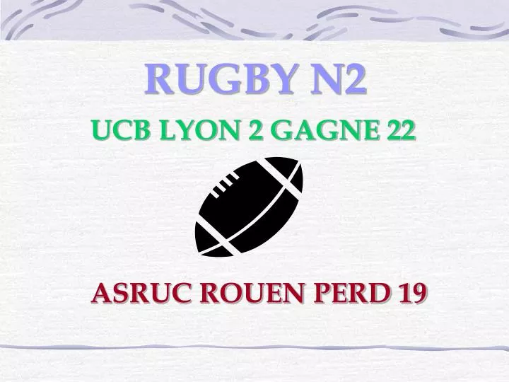 rugby n2