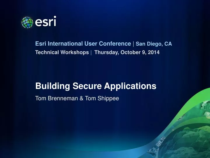 building secure applications