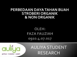 perbedaan daya tahan buah stroberi organik non organik