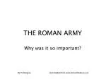 THE ROMAN ARMY - slide 1