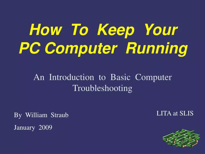 an introduction to basic computer troubleshooting