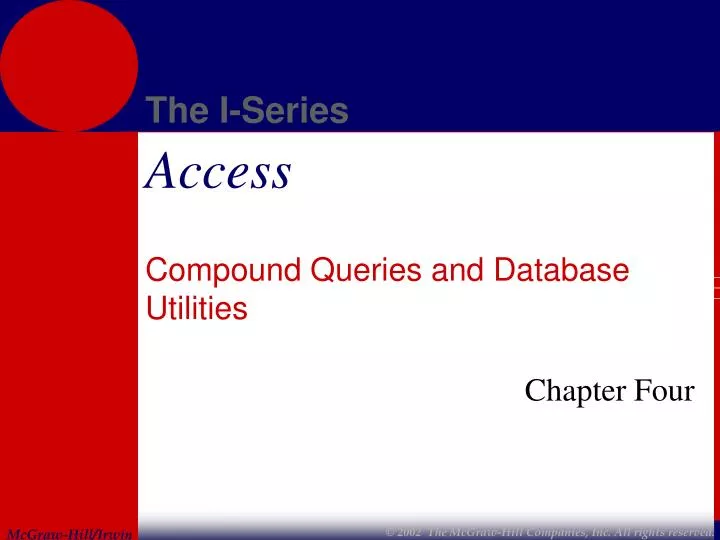 compound queries and database utilities