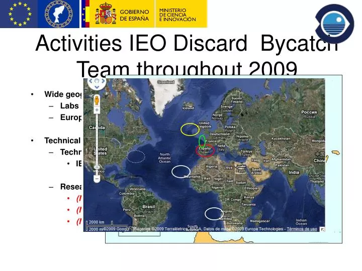 activities ieo discard bycatch team throughout 2009