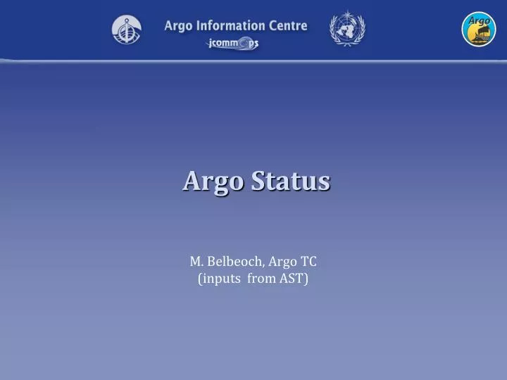 argo status