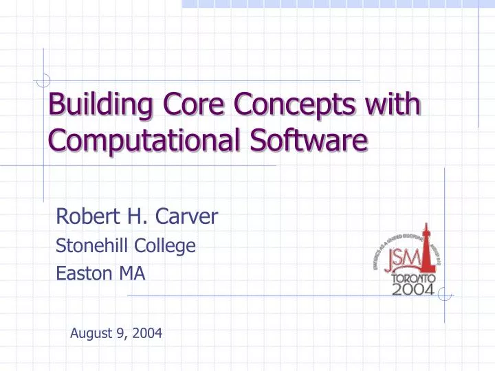 building core concepts with computational software