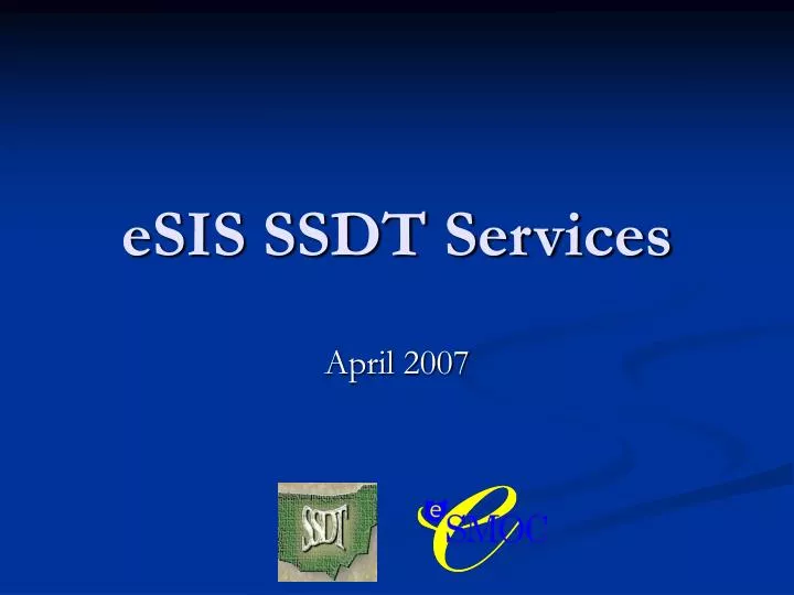 esis ssdt services