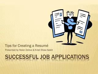 Successful job applications