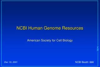NCBI Human Genome Resources