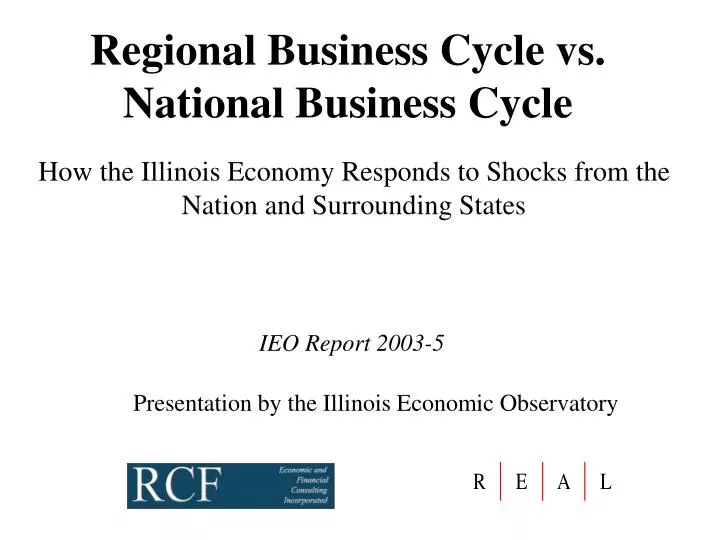 regional business cycle vs national business cycle