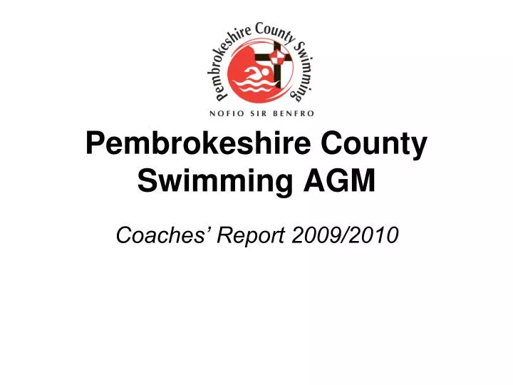 pembrokeshire county swimming agm