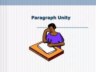 Paragraph Unity