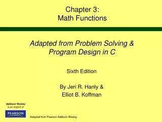 Chapter 3: Math Functions