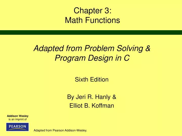 chapter 3 math functions