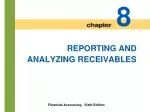 REPORTING AND ANALYZING RECEIVABLES - slide 1