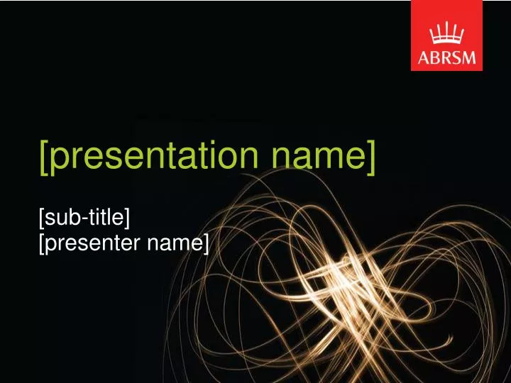presentation name