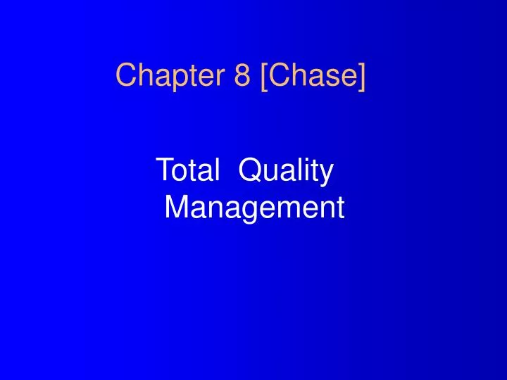chapter 8 chase