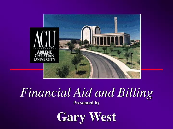 financial aid and billing