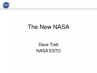 The New NASA