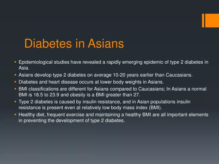 diabetes in asians