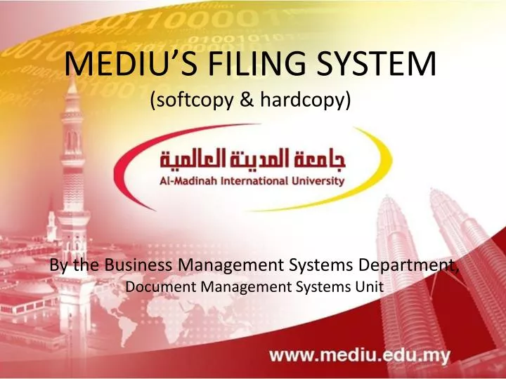 mediu s filing system softcopy hardcopy