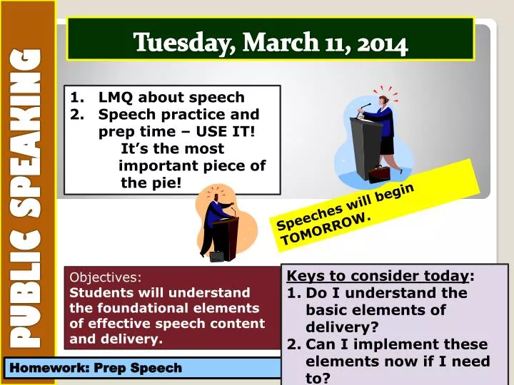 tuesday march 11 2014
