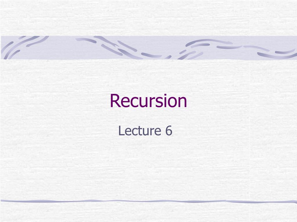 PPT - Recursion PowerPoint Presentation, free download - ID:5346746