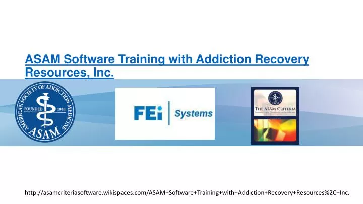 asam software training with addiction recovery resources inc