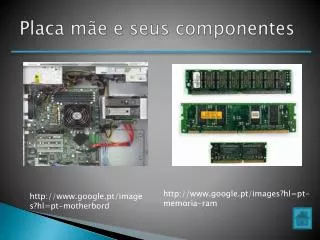 placa m e e seus componentes