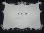 J.S. Bach - slide 1