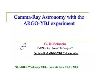 Gamma-Ray Astronomy with the ARGO-YBJ experiment