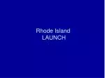 Rhode Island LAUNCH - slide 1